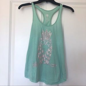 Glow in the dark Green owl tank
